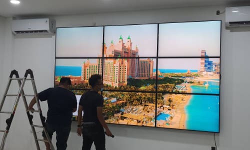 Jasa Pemasangan dan Instalasi Video Wall PT Pupuk Kalimantan Timur
